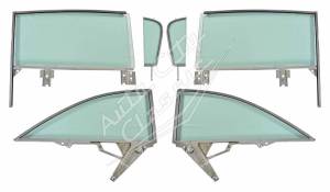 1959-1960 Buick / Chevrolet / Oldsmobile / Pontiac 2 Door Hardtop Assembled 6 Piece Side Set SSA-BCOP-59-60-2H-EX