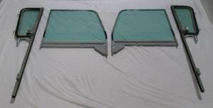 1960-1963 Chevrolet / GMC Cab, Panel and Suburban Post Assembled Side Glass Set SSAP-CVY-60-63-PU