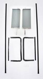 Auto City Classic - 1955-1957 Chevrolet / Pontiac 2 and 4 Door Sedan and Wagon Vent Post Rehab Kit V2017G-REH - Image 5