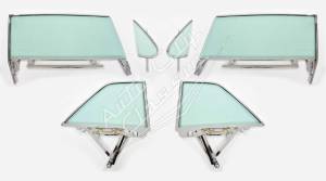 Auto City Classic - 1961 Buick / Chevrolet (61-62) / Oldsmobile / Pontiac 2 Door Hardtop Assembled Side Glass Set SSA-6162CV2B-BUB-EX - Image 3