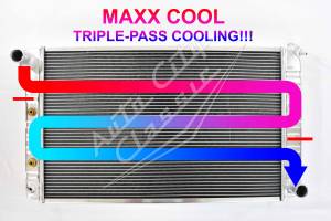 Auto City Classic - 1965-1977 GM A-Body Triple Pass Aluminum Radiator - Image 7