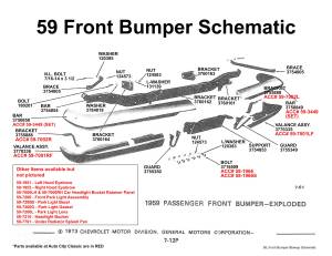Auto City Classic - 1959 Chevrolet Passenger Cars Fender Support Brace 59-7002R/L - Image 5