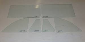 1952-1953 Buick Riviera / Cadillac DeVille Coupe Hardtop Convertible Side Glass Set SS-BrivC-52-53-CV - Image 2
