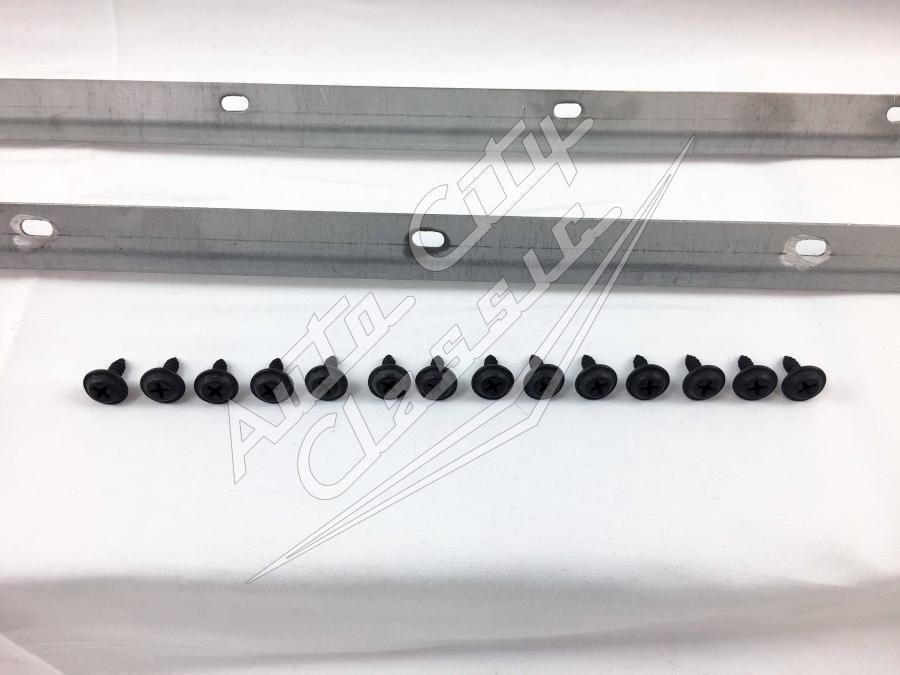58 Chevrolet Impala Convertible Top Header Seal Retainer with Screws