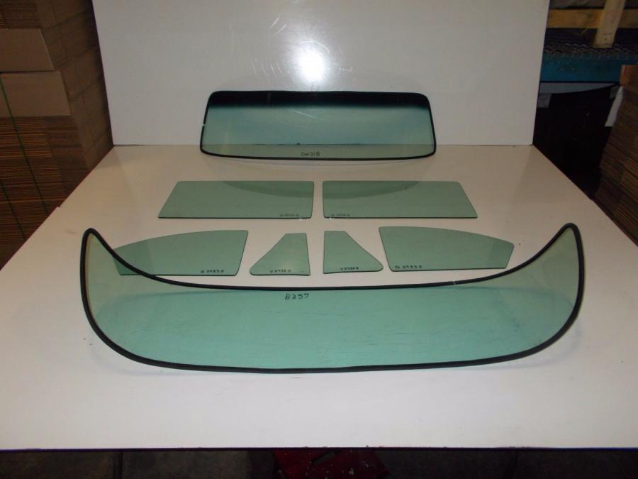 1953-1954 Chevrolet / Pontiac Coupe Complete Glass Package W318PKG