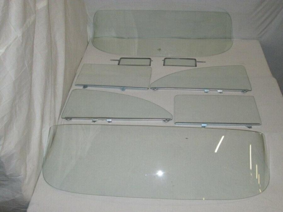 1955-1956 Chevrolet / Pontiac 2 Door Sedan Complete Glass Package with Assembled Side Glass CG-CP-55-56-2S-SSA