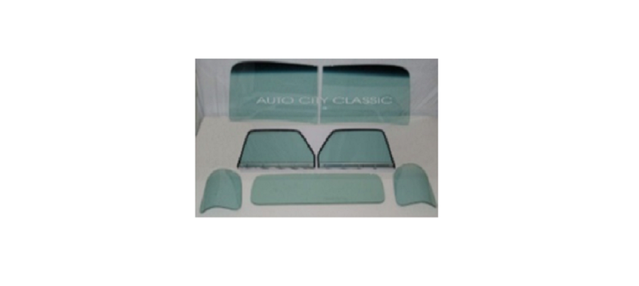 1947-1950 Chevrolet / GMC Pickup Complete Glass Package with Assembled Door Glasses CG-CVY-47-50-PU-SSA-2P