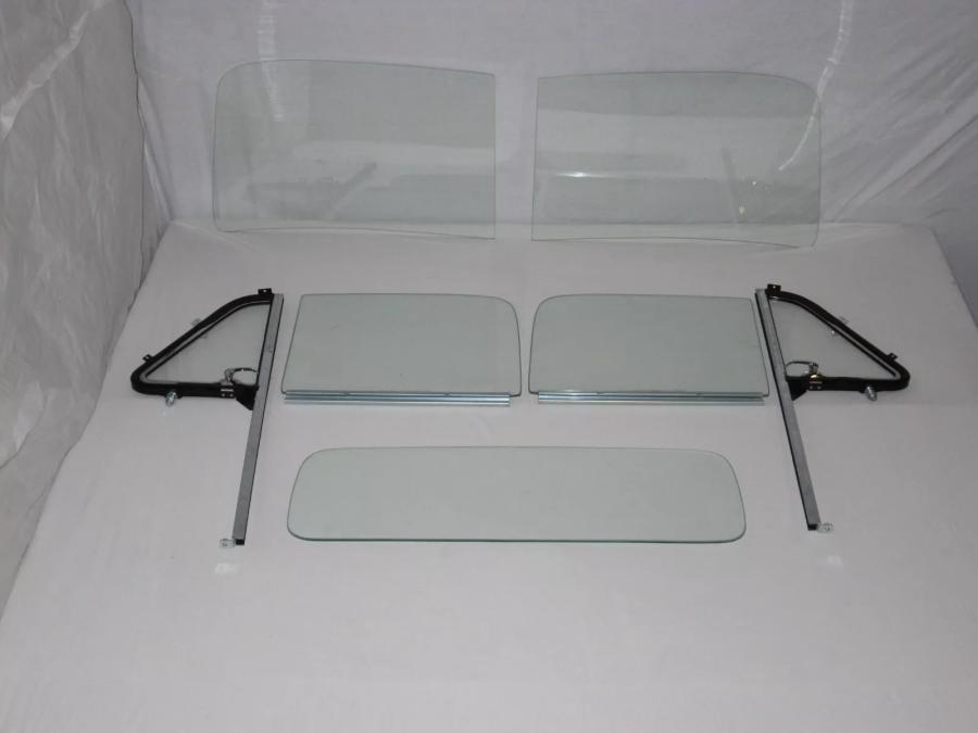 1951-1953 Chevrolet / GMC Pickup Complete Glass Package Post Assembled Side Glass CG-CVY-51-53-PU-SSAP-2P-A