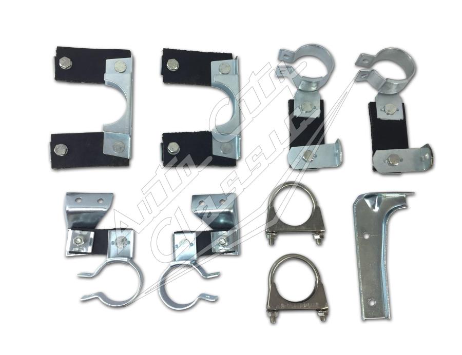 58-1964 Chevrolet Exhaust Hangers and Clamp Kit for Dual Exhaust