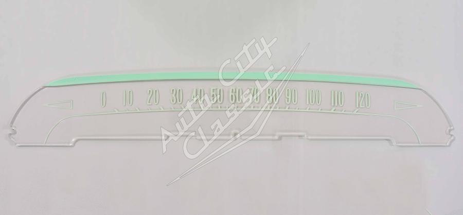 1958 Chevrolet Passenger Cars Speedometer Lens Face Plate