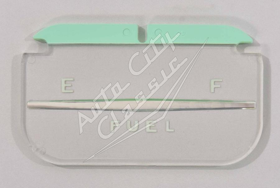 1958 Chevrolet Passenger Cars Fuel Lens Face Plate