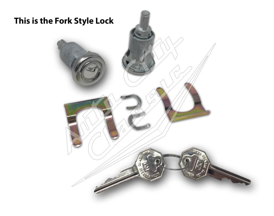58 Chevrolet Passenger Cars Door Lock Set with Keys