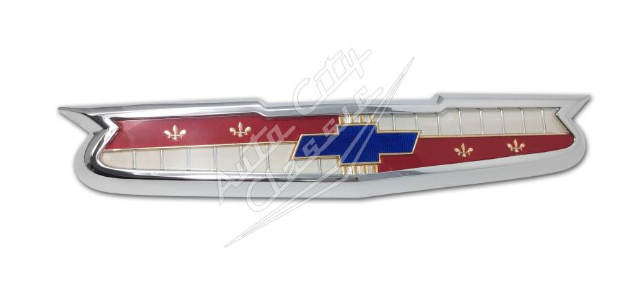 58 Chevrolet 6 Cylinder Hood Emblem Assembly