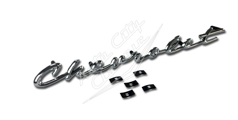 58 Chevrolet Trunk Script "Chevrolet"