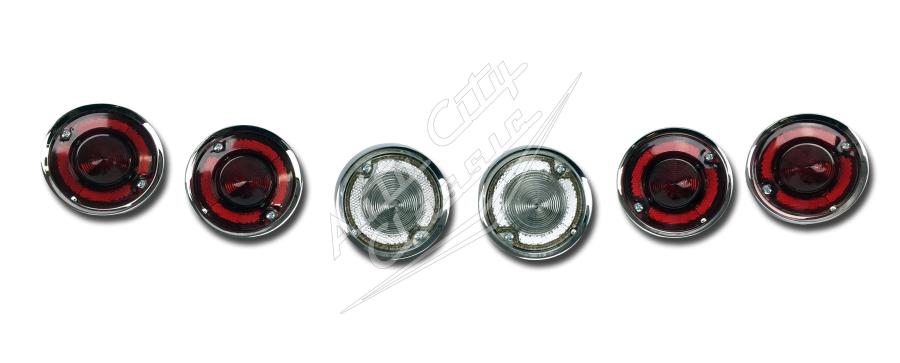 58 Chevrolet Impala Taillight Assembly Kit
