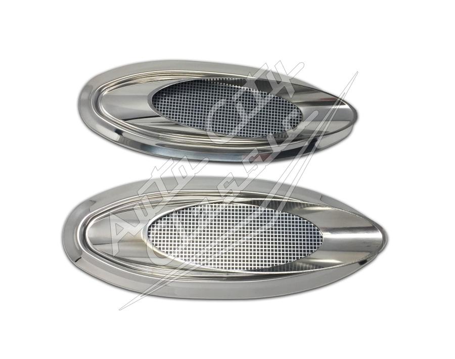 58 Chevrolet Exhaust Ports- Pair