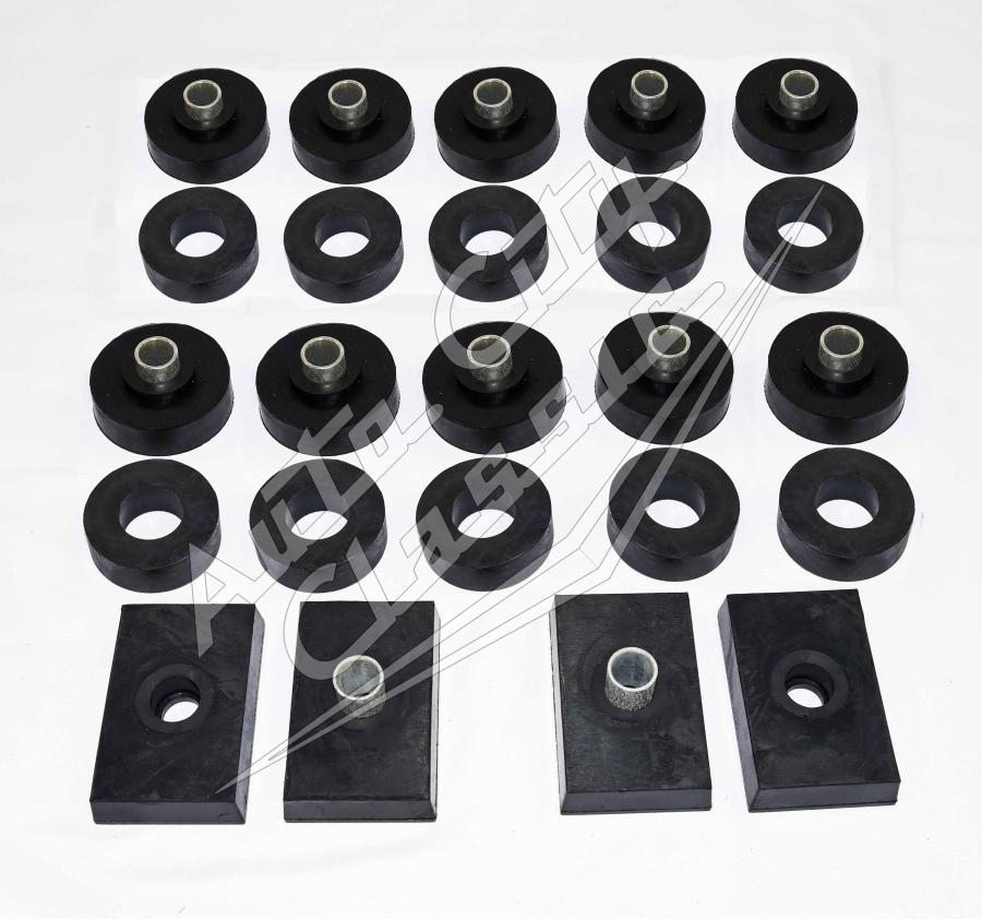 58 Chevy Passenger Cars Firewall Body Mount Set