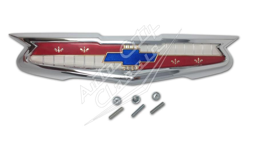 58 Chevrolet 6 Cylinder Trunk Emblem Assembly