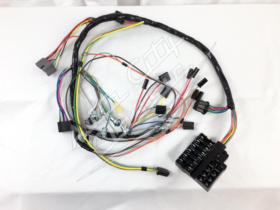 58 Chevrolet Passenger Cars Dash Wiring Harness with Fuse Box