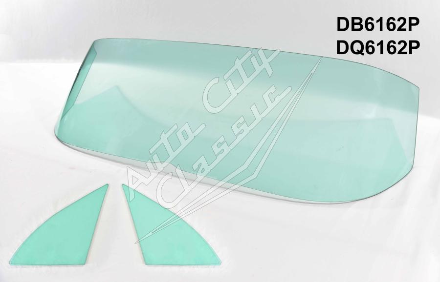 1961-1962 Chevrolet Corvette Convertible with Removable Hardtop Plexi Window Set 6162P-SET