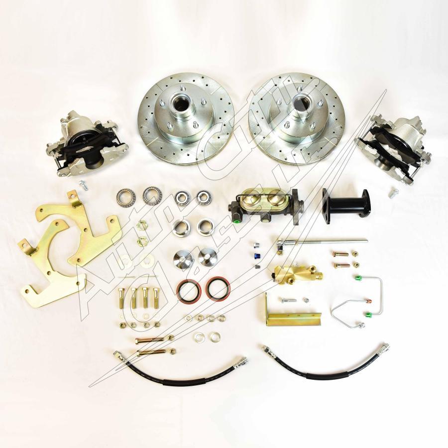 1953-1957 Chevrolet Corvette Complete Front Disc Brake Conversion Kit BRK-VET-53-57