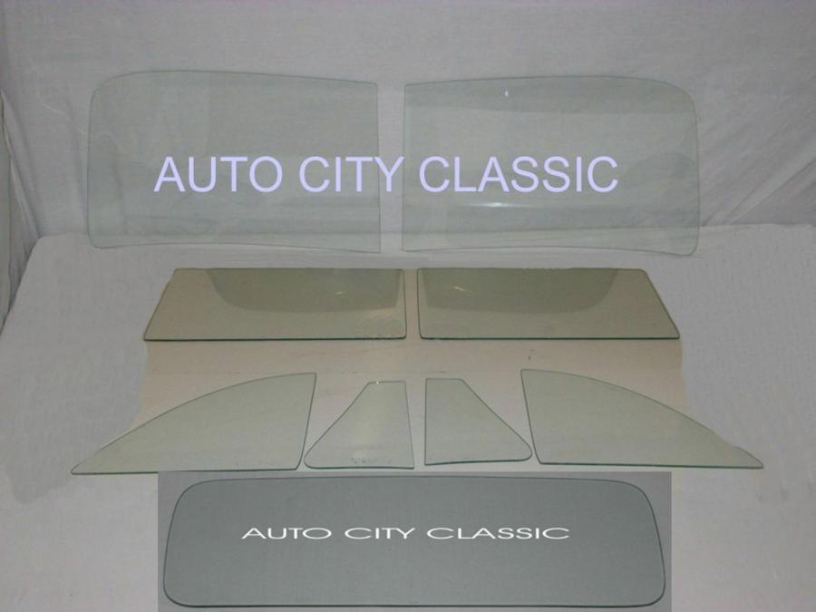 1949-1952 Chevrolet / Oldsmobile / Pontiac 2 Door Sedan Jetback Complete Glass Package CG-COP-49-52-JB-2S-2P