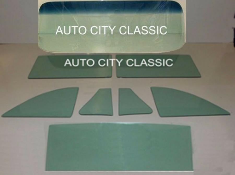 1949-1952 Chevrolet / Oldsmobile / Pontiac 2 Door Sedan Tourback Complete 1 Piece Windshield Glass Package CG-COP-49-52-TB-2S-1P
