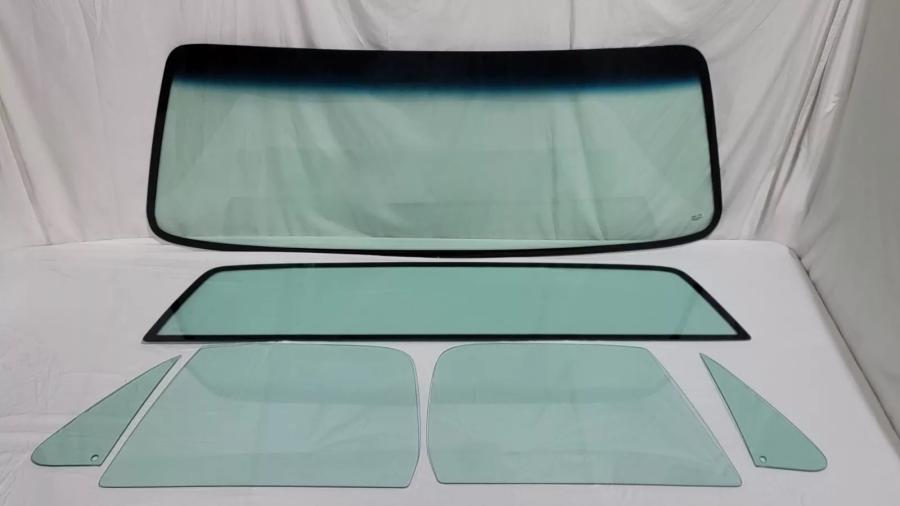 1976-1979 Chevrolet / GMC Pickup Complete Flush Mount Glass Package- Large CG-CVY-76-79-PU-LG-NM
