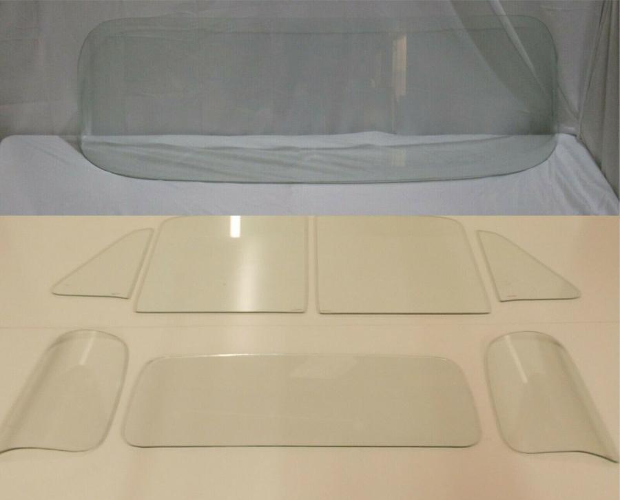 1954 Chevrolet / 53-54 GMC Pickup Complete Glass Package Curved Corners CGCP-54-PU-B