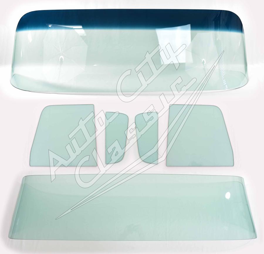 1955-1959 Chevrolet / GMC Pickup Complete Glass Package Deluxe Rear Back Glass CGCP-55-59-PU-B