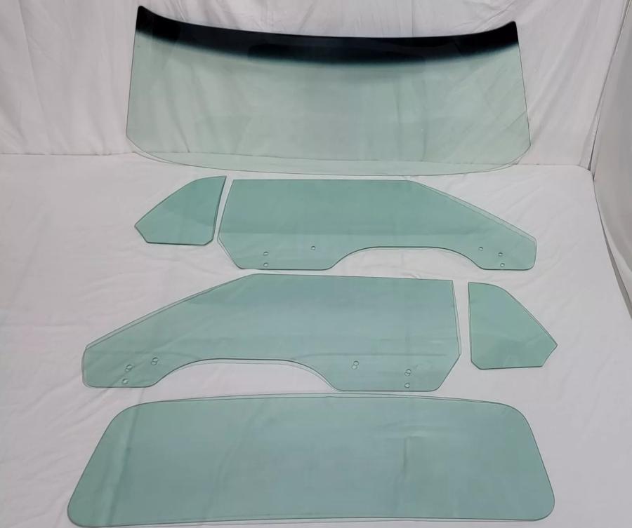 1969-1970 Ford Mustang 2 Door Hardtop Complete Glass Package (10/69-70) CGF-69-70-MSTG-HT-BOLT