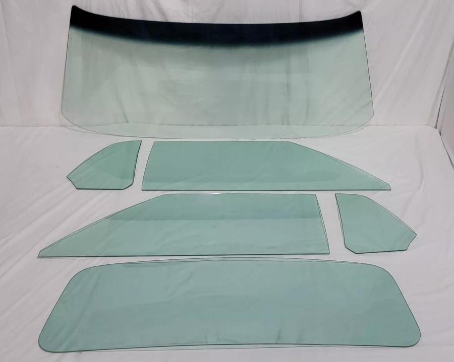 1969 Ford Mustang 2 Door Hardtop Complete Glass Package CGF-69-MSTG-HT-GLUE