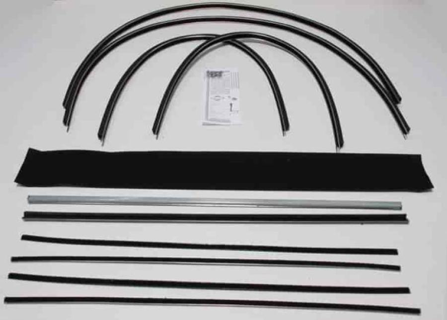 1955-1957 Chevrolet Nomad / Pontiac Safari Wagon Weatherstrip Fuzzy Kit FZ5557NMD