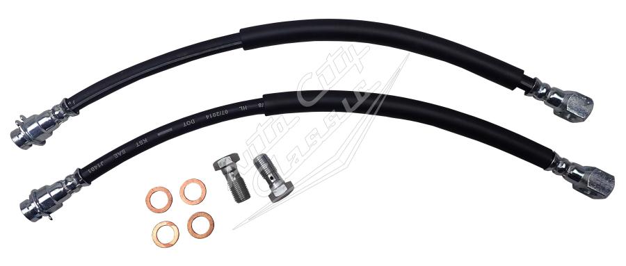 10 MM 12" Rubber Flex Disc Brake Hoses HS-10MM-12