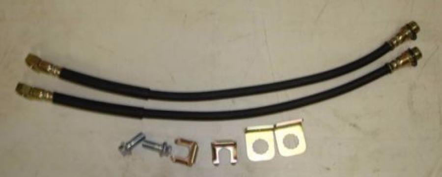 Street / Rat Rod 10 MM Rubber Disc Brake Hoses-Pair ROD10MMHOSE
