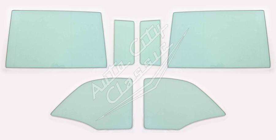 1955-1957 Chevrolet / Pontiac Convertible 6 Piece Side Glass Set SS-5557CVCNV