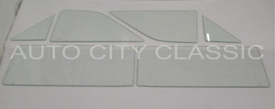 1963-1965 Chevy II / Nova 2 Door Hardtop 6 piece Side Glass Set N6365S2H