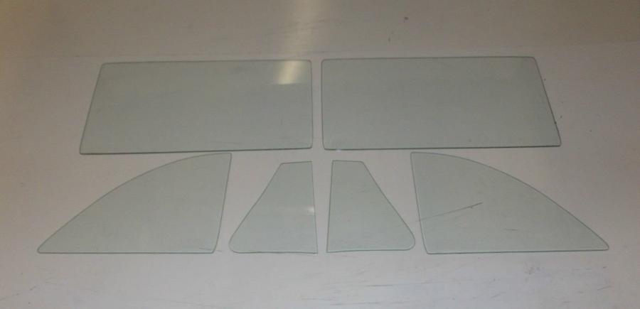 1942, 1946-1947 Buick / Cadillac / Oldsmobile 2 Door Coupe Side Glass Set CPESS