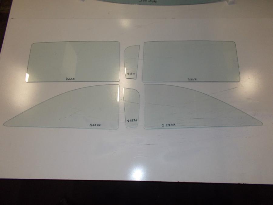 1959-1960 Buick / Cadillac / Oldsmobile  2 Door Hardtop Side Glass Set 2HT5960SS