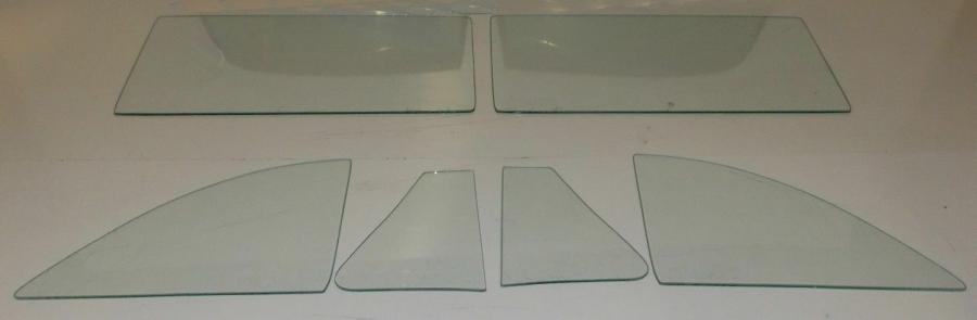 1941-1942, 1946-1948 Buick / Chevrolet / Oldsmobile / Pontiac Business Coupe Side Glass Set SS-BCOP-41-48-CP-STQ