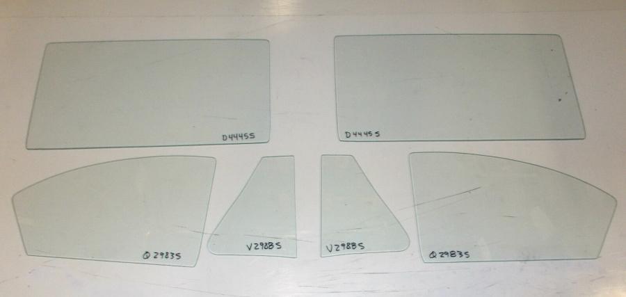 1952-1953 Buick / Oldsmobile  Coupe Side Glass Set SS-BO-52-53-CP