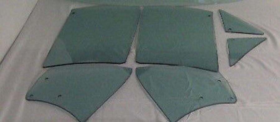 1966-1967 Buick / Oldsmobile / Pontiac 2 Door Hardtop Side Glass Set SS-BOP-66-67-2H