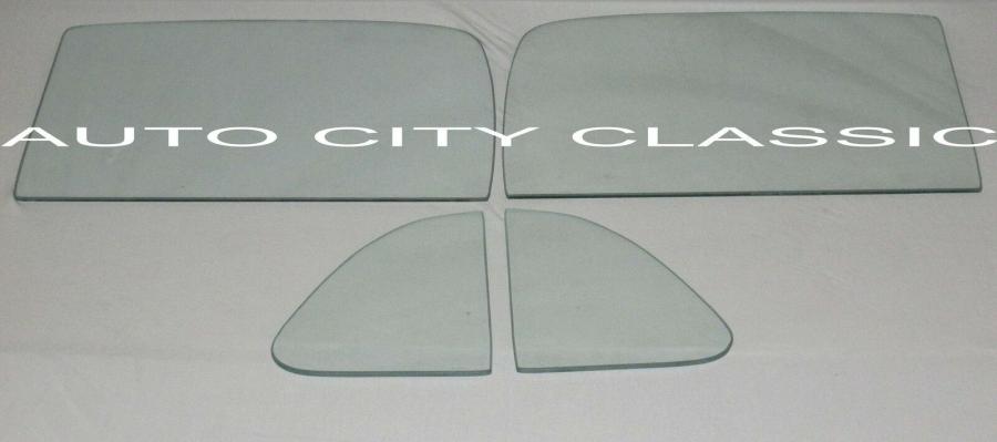 1946-1948 Chrysler / De Soto / Dodge Coupe 3 Passenger 4 Piece Side Glass Set SS-CDD-46-48-CP-3P