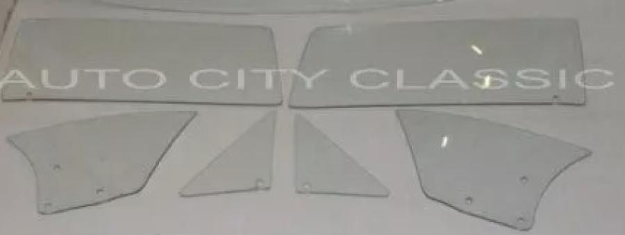 1966 Dodge Charger 2 Door Hardtop Fastback Side Glass Set SS-CHRG-66-2H