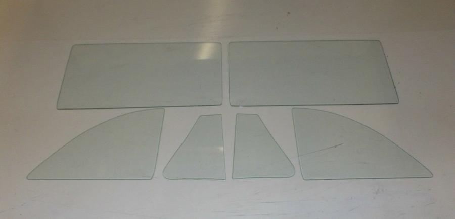 1953 Chevrolet / Pontiac 2 Door Coupe Stationary Quarter Side Glass Set SS-CP-53-2C-STQ