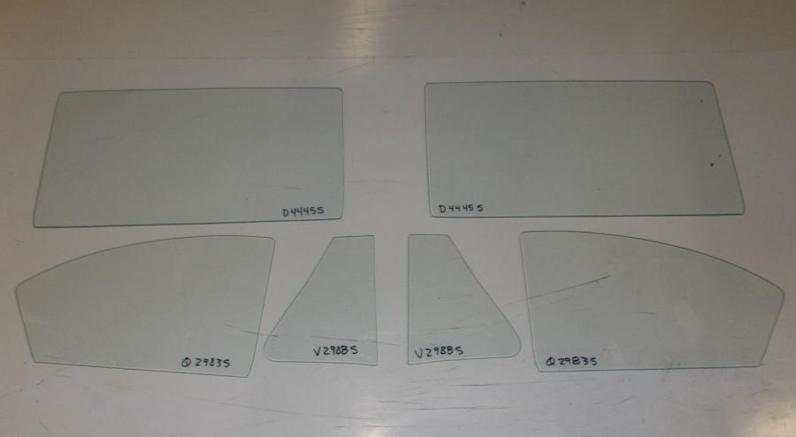 1953-1954 Chevrolet / Pontiac Coupe Side Glass Set 5354CPESS