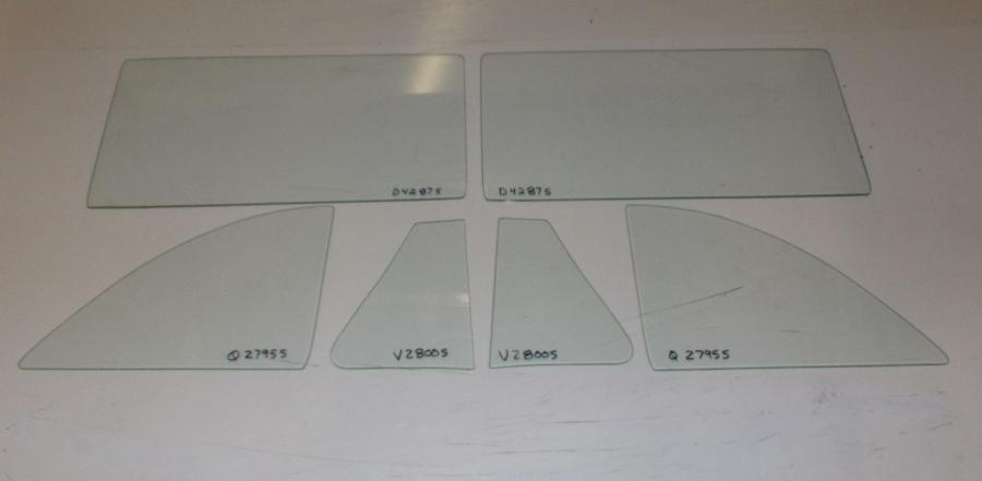 1953-1954 Chevrolet / Pontiac Coupe and Sedan Side Glass Set 5354SS