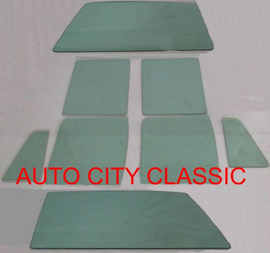 1957-1958 Ford Custom 4 Door Sedan Side Glass Set SS-F-57-58-4S