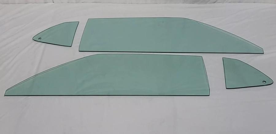 1969 Ford Mustang 2 Door Hardtop Fastback Side Glass Set (Jan-Oct) SS-MSTG-69-FB-GLUE