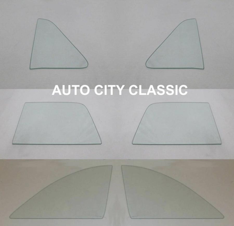 1951 Ford Coupe Victoria Hardtop Convertible Side Glass Set SS-VIC-51-CP